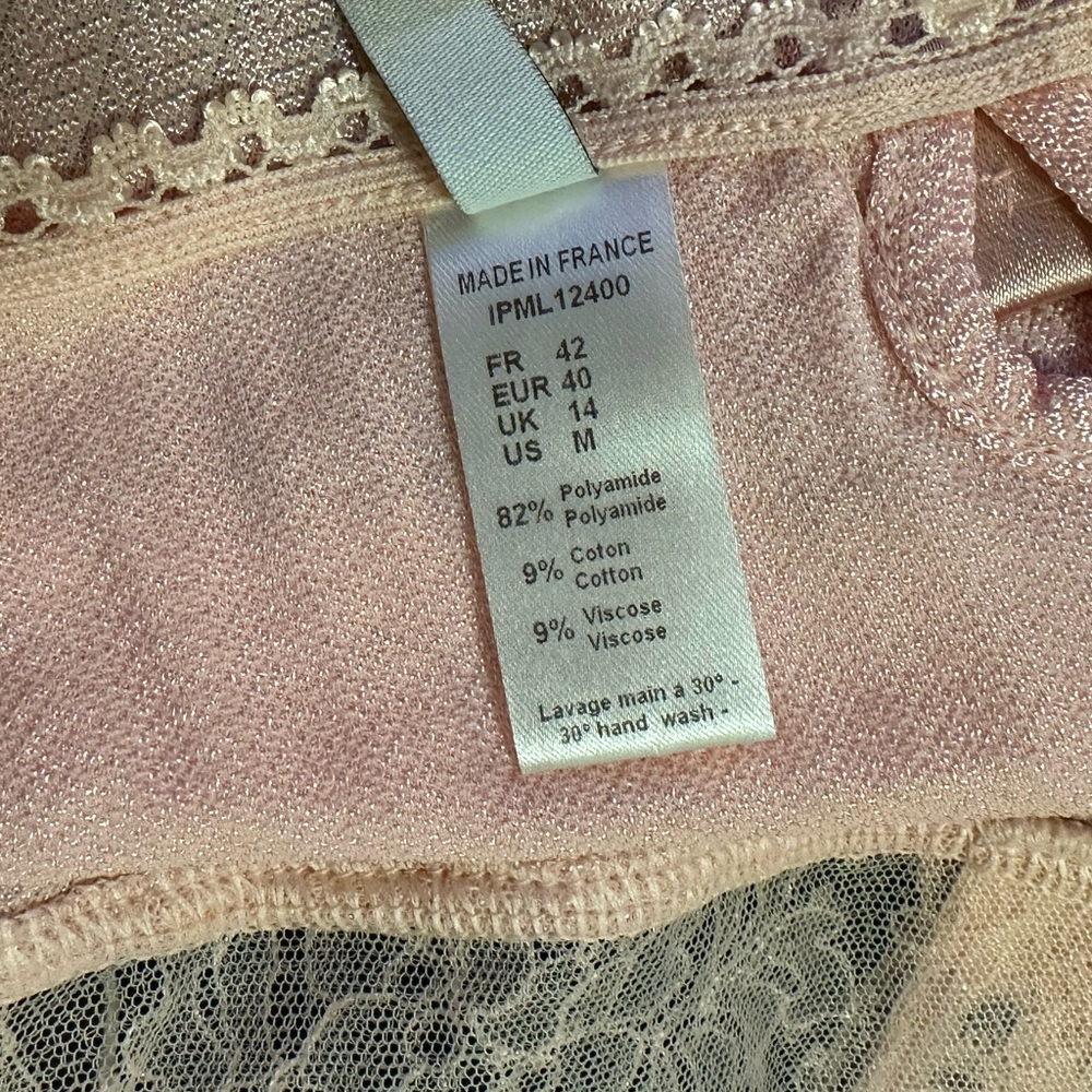 Dior/Galliano Pink Lace Bra Set - Picture 6 of 11